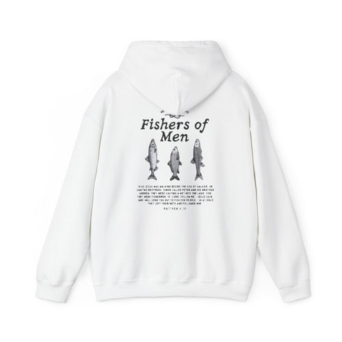 Fishers of Men Hoodie — Christian Fishing Verse Pullover