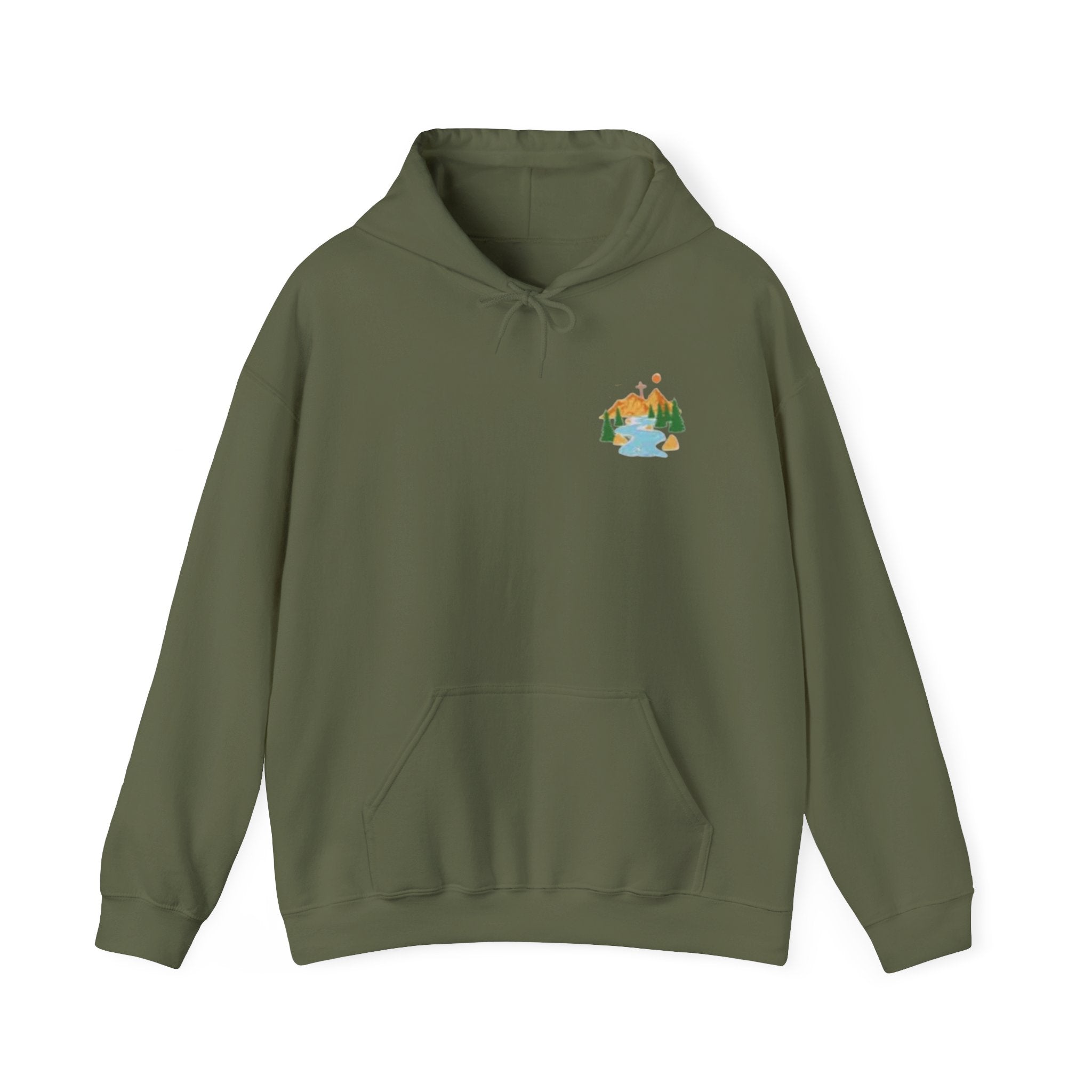 Hoodie — 'I Left It in the Water' Scenic River Camping Hoodie