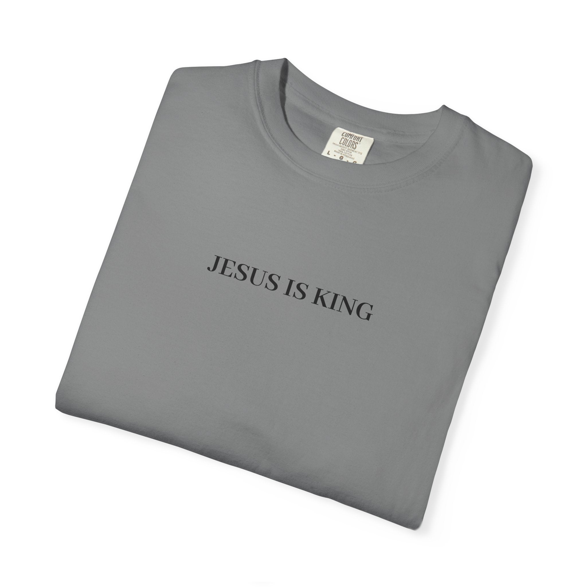 Jesus Is King T-Shirt — Minimal Christian Tee