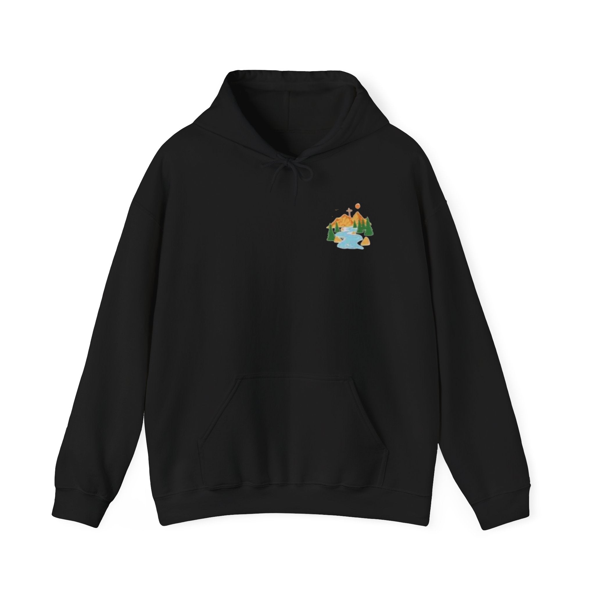 Hoodie — 'I Left It in the Water' Scenic River Camping Hoodie