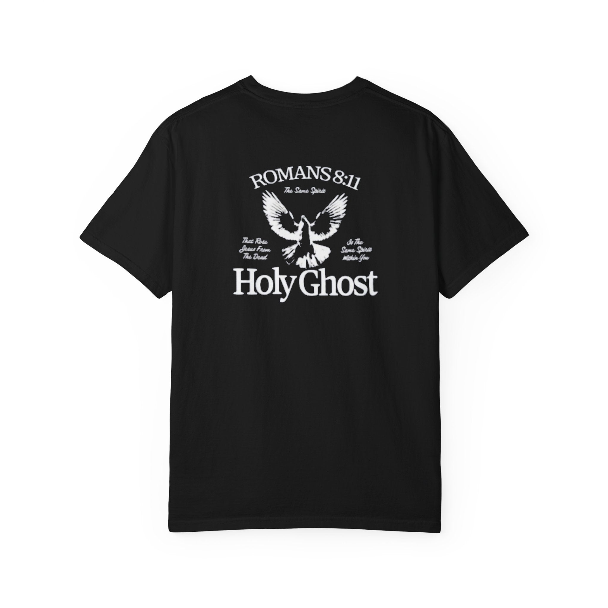 Holy Ghost Dove T-Shirt — Romans 8:11 Christian Cross Graphic Tee