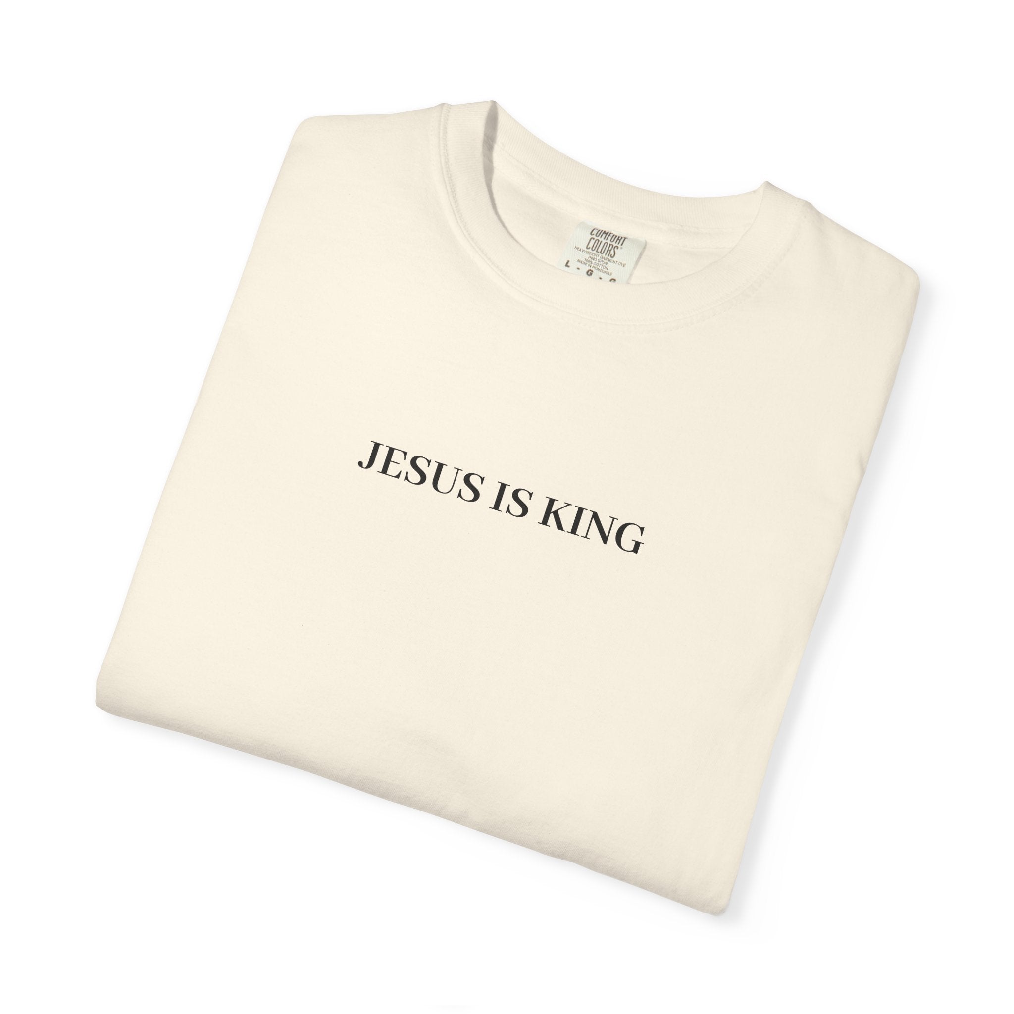 Jesus Is King T-Shirt — Minimal Christian Tee